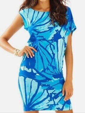 EUC Lilly Pulitzer Tessa Dress In Get Inky